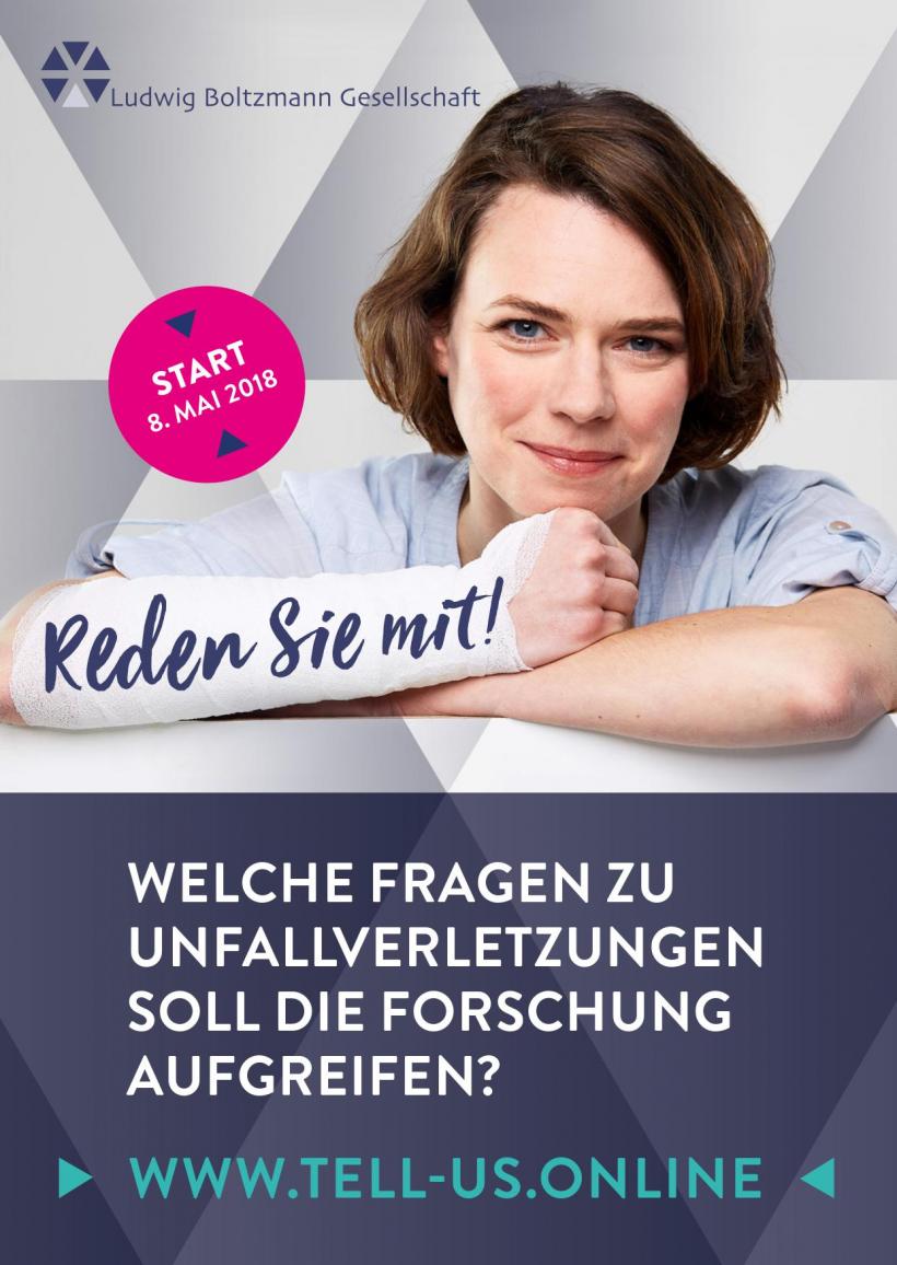 Plakat / Aufruf des Bürgerforschungsprojektes "Reden Sie mit!" 