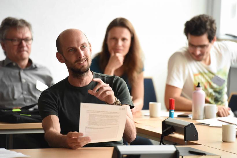 Florian Heigl von Österreich forscht berichtete, dass Citizen Science Community der persönliche Austausch miteinander besonders wichtig ist. Foto: Senckenberg