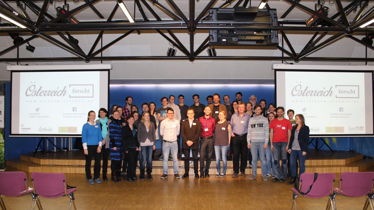 Gruppenfoto derjenigen, die bis zum Ende durchgehalten haben (Foto: Lisa Kargl)