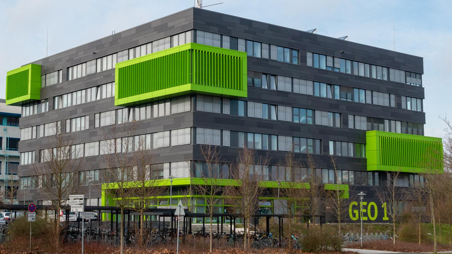 Das Institut für Geoinformatik GEO1 der WWU Münster