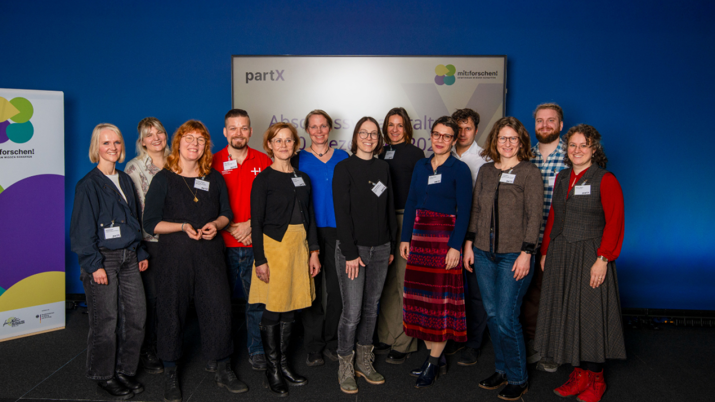 Die Teilnehmenden der partX Fortbildungsreihe 2025