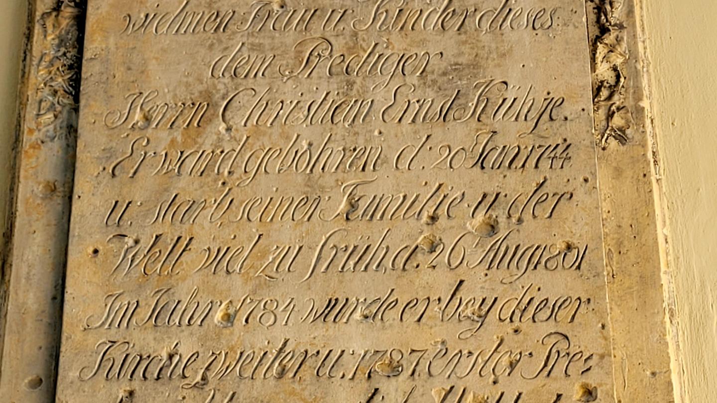 Epitaph an der Sophienkirche zu Berlin - (c) privat